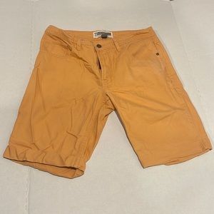 Orange Forever 21 Denim Shorts